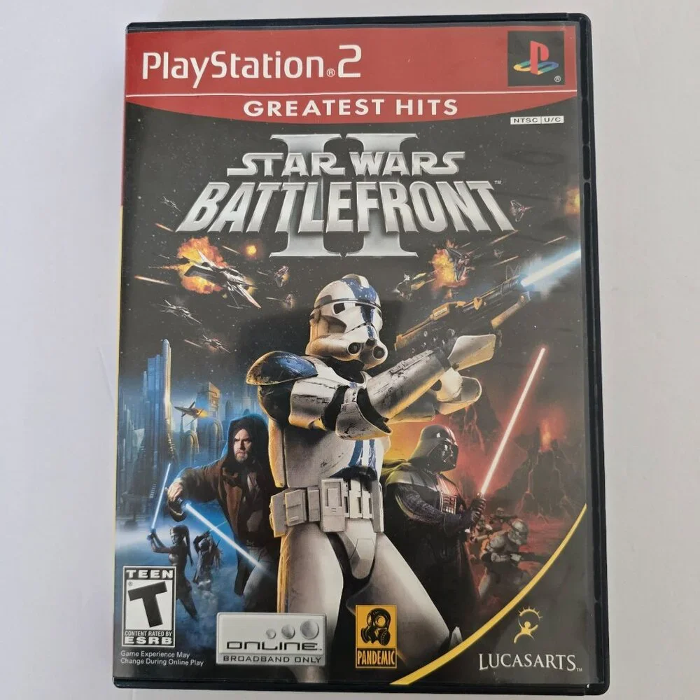 Star Wars Battlefront Greatest Hits PS2 Game Complete With Case & Manual LucasAr